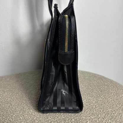 Maison Mollerus großer Vintage Shopper Schwarz/Gold