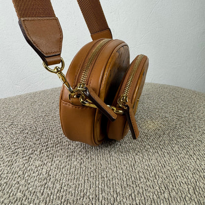 MCM Multi Pochette Crossbody Tasche 3-in-1 – Visetos Cognac
