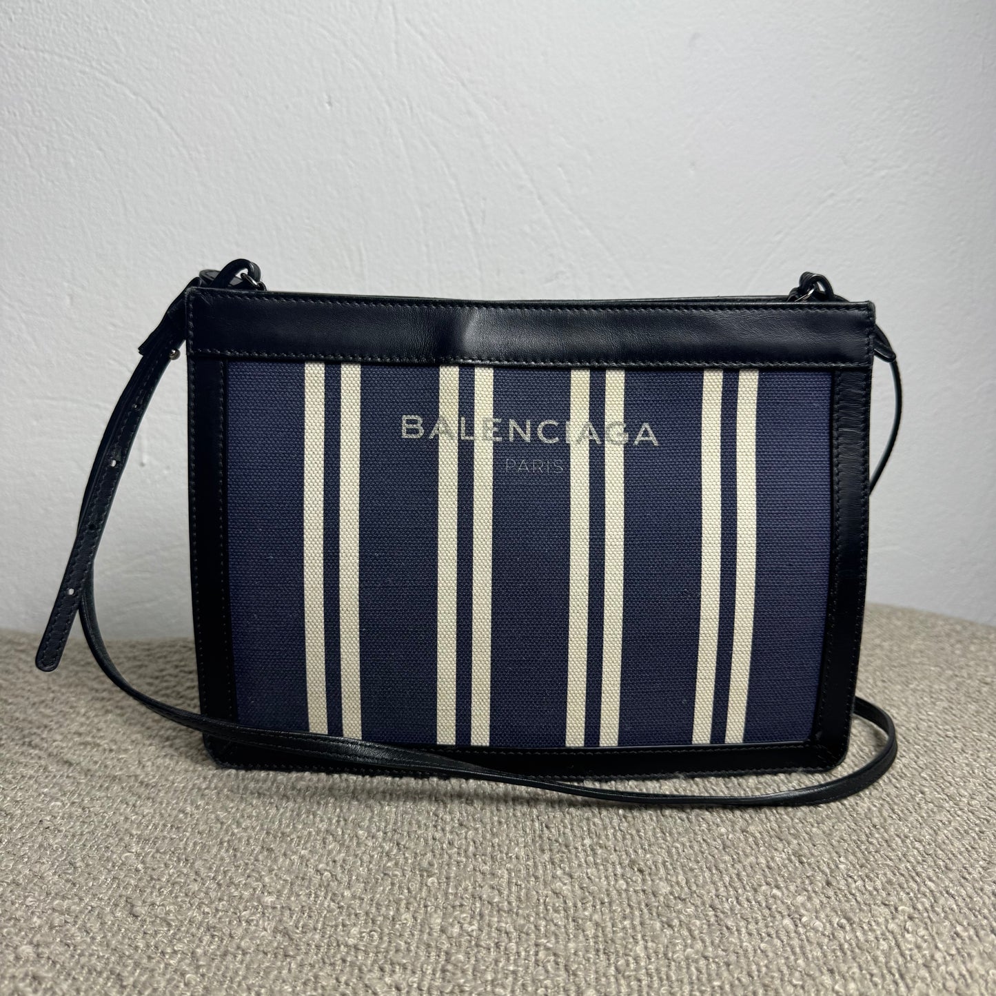 Balenciaga Navy Pochette / Crossbody Bag