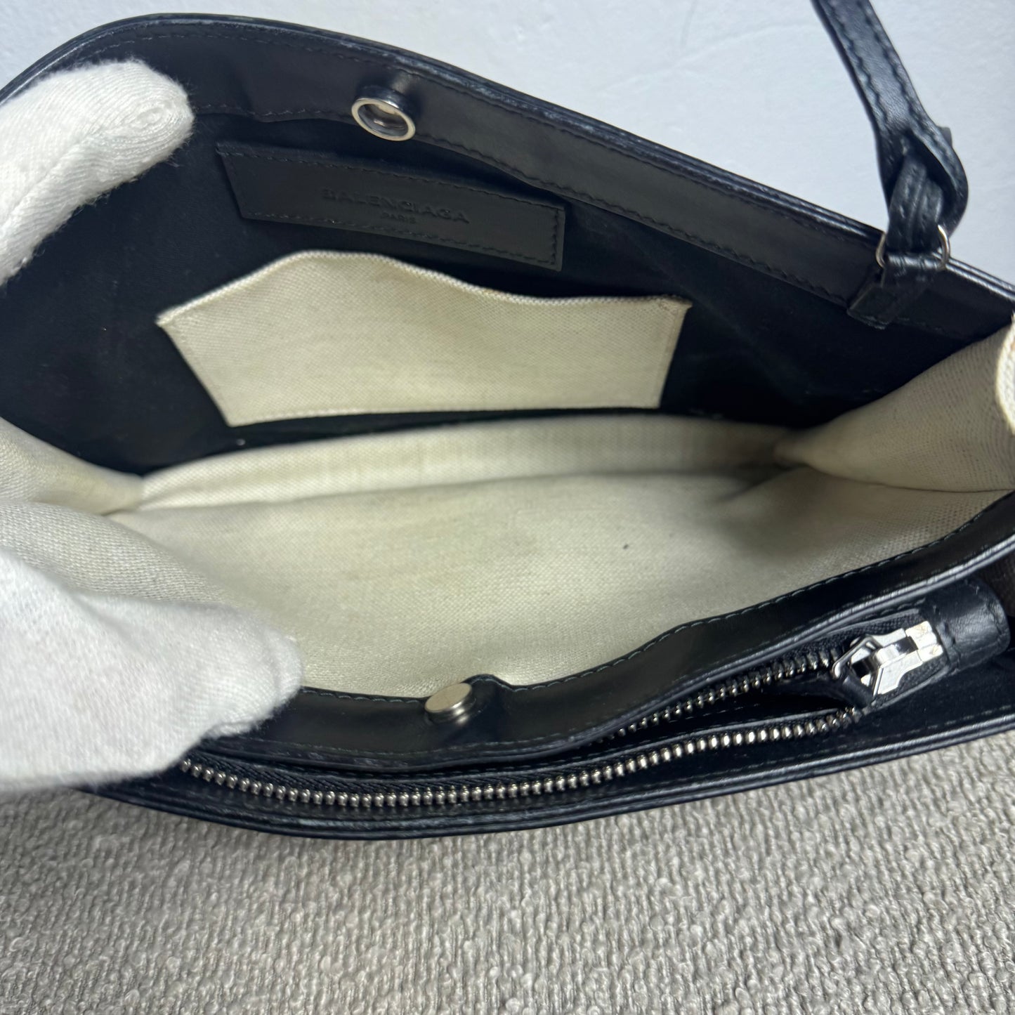 Balenciaga Navy Pochette / Crossbody Bag