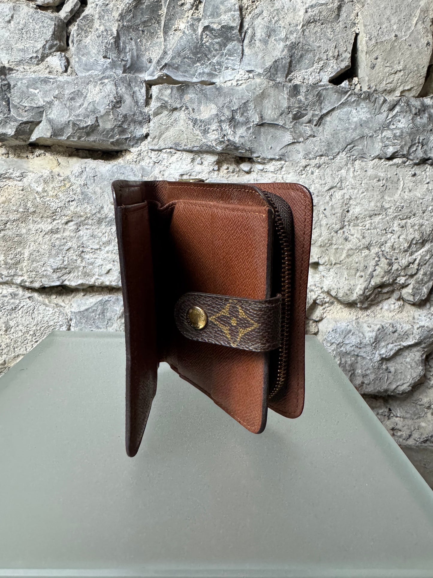 Louis Vuitton Monogram Compact Zip Around Bifold Wallet