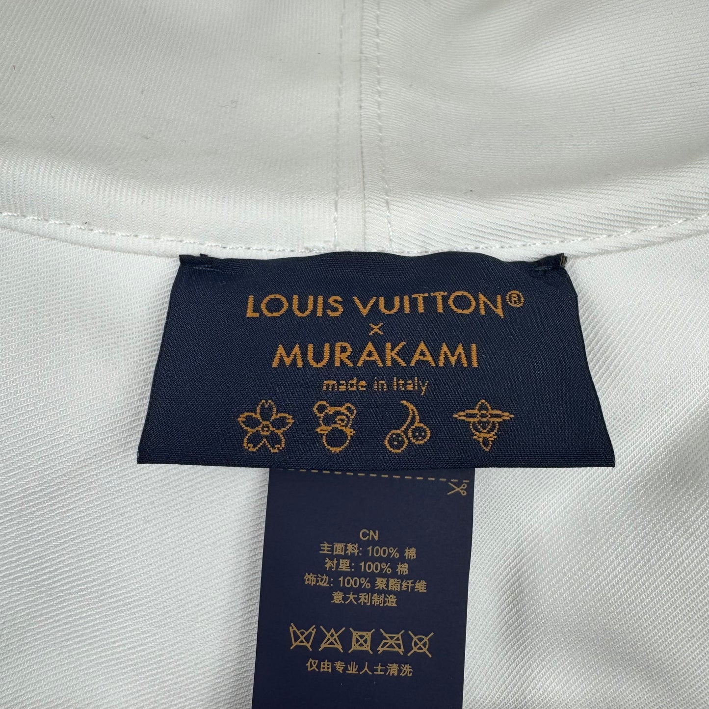 Louis Vuitton x Takashi Murakami Superflat Wende-Fischerhut – Multicolor – Gr. M