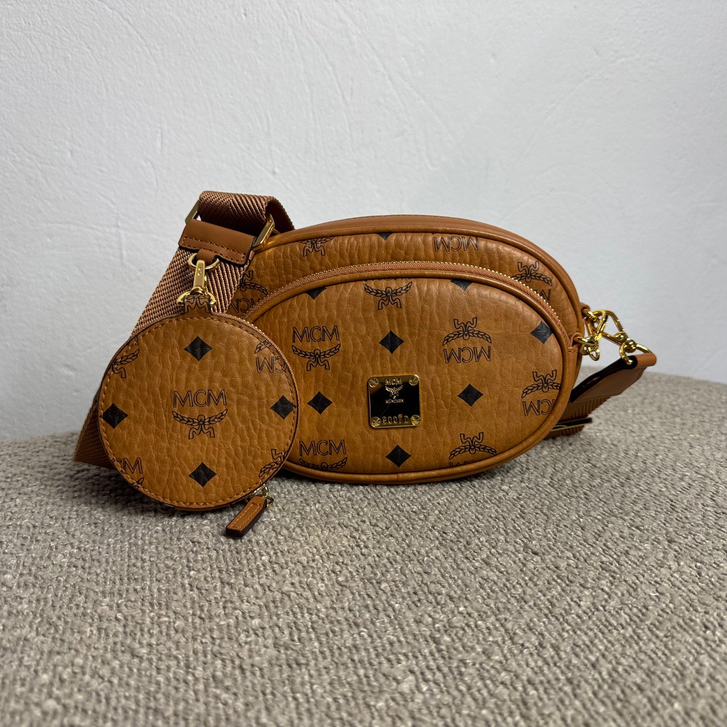 MCM Multi Pochette Crossbody Tasche 3-in-1 – Monogram Visetos
