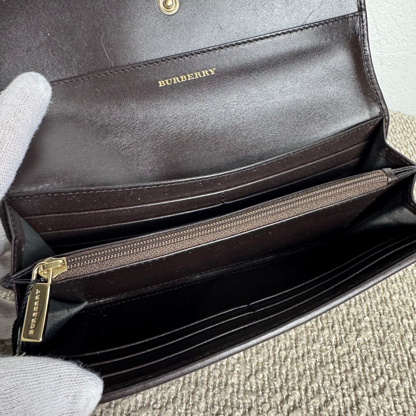 Burberry Nova Check Geldbeutel
