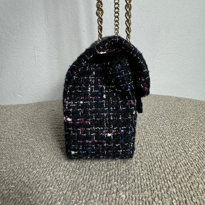 Sandro Paris „Yza“ Tweed Shoulder Bag