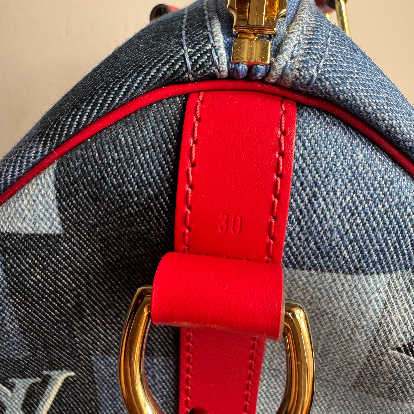 Louis Vuitton Speedy Bandoulière 30 – Monogram Denim Patchwork