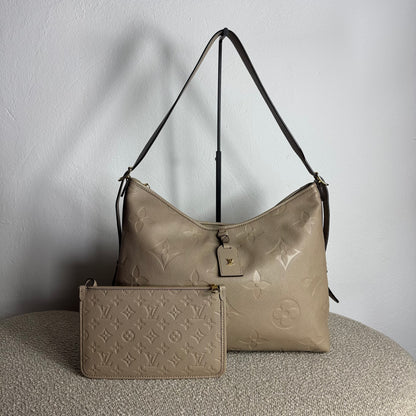 Louis Vuitton CarryAll MM – Monogram Empreinte Leder Taube