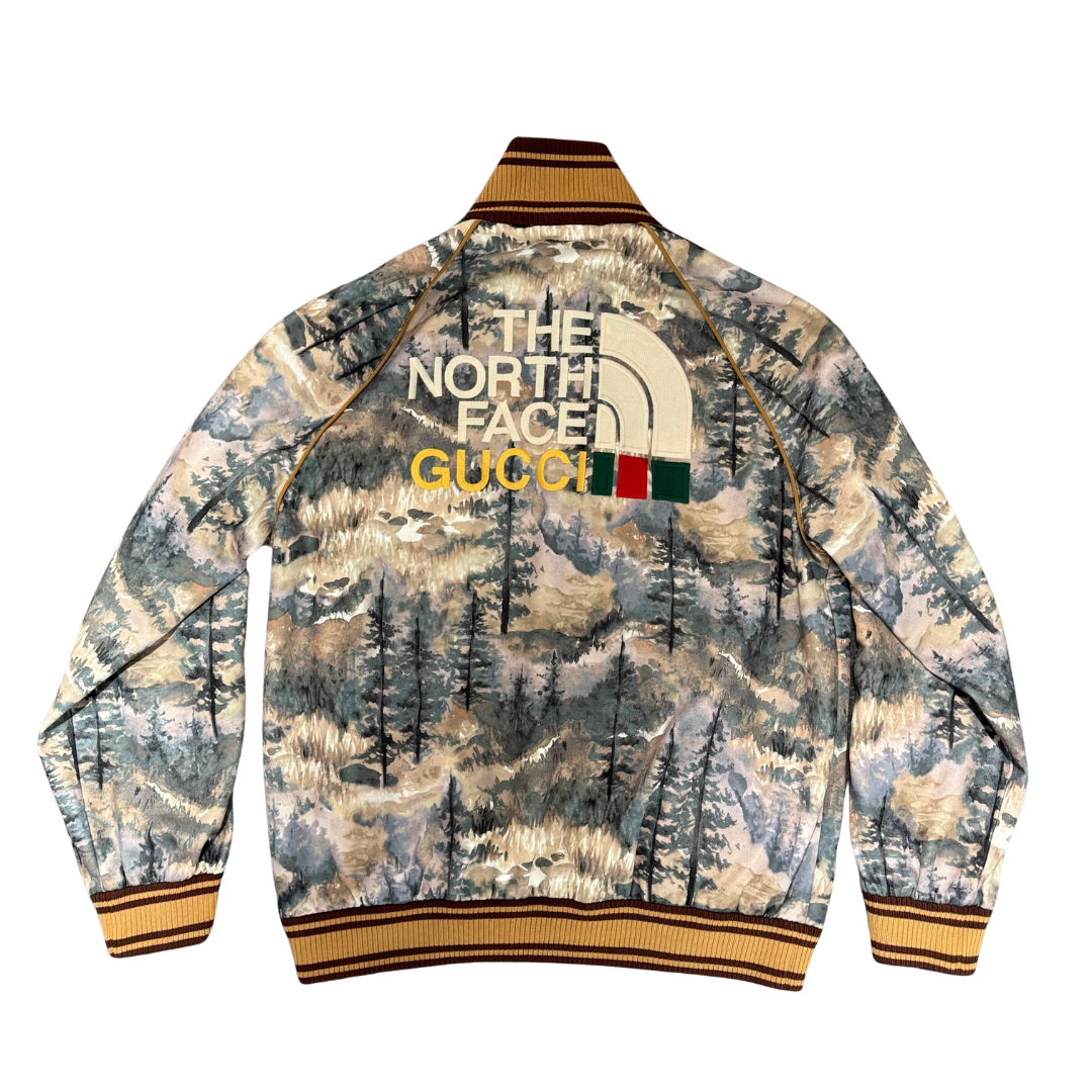 The North Face x Gucci „Forest Print“ Technical Jersey Jacket – Gr. L
