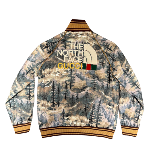 The North Face x Gucci „Forest Print“ Technical Jersey Jacket – Gr. L