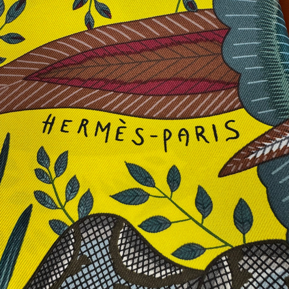 Hermès Carré 90 Seidentuch „Flowers of South Africa“