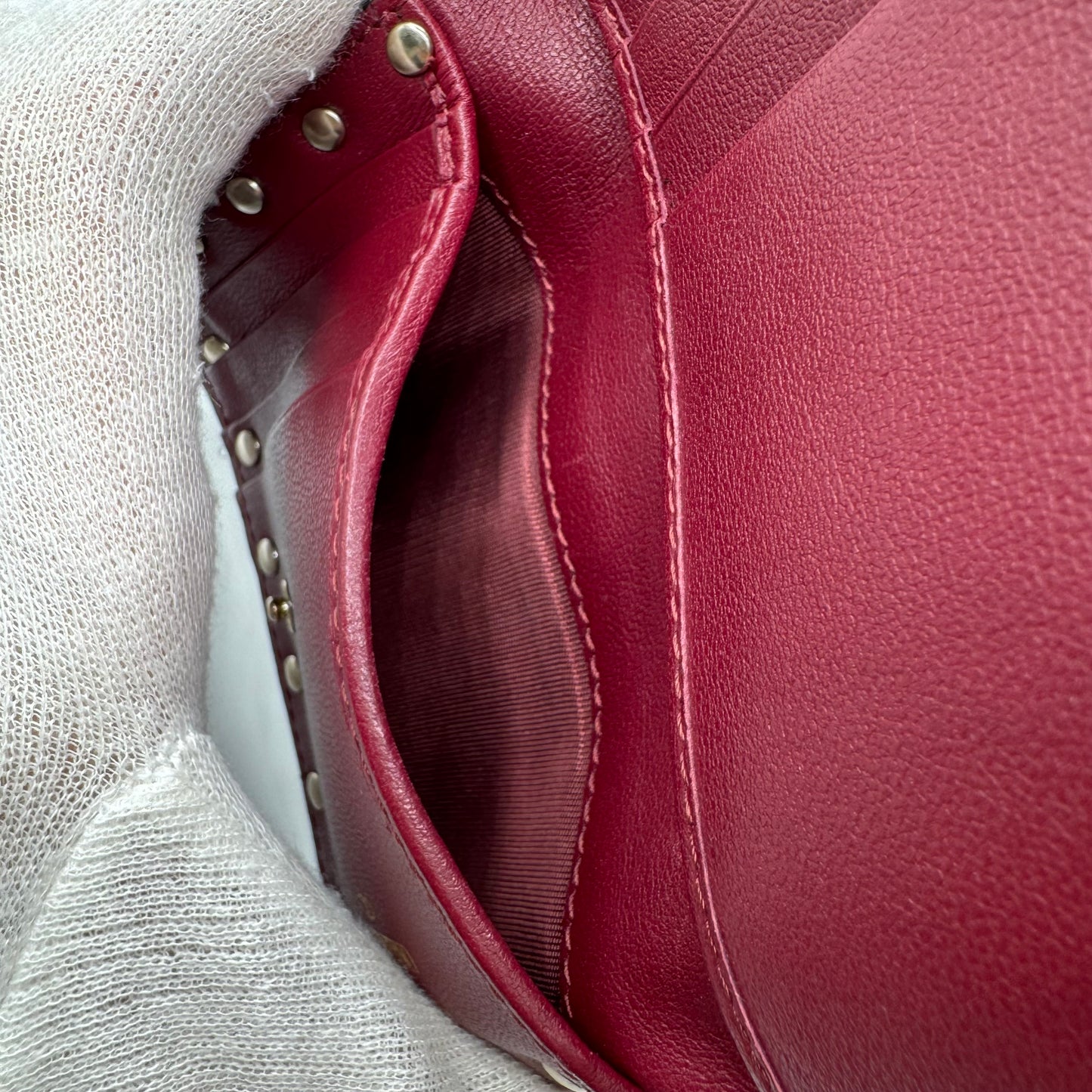 Valentino Garavani Rockstud Geldbeutel – Burgundy