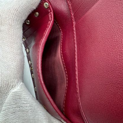 Valentino Garavani Rockstud Geldbeutel – Burgundy