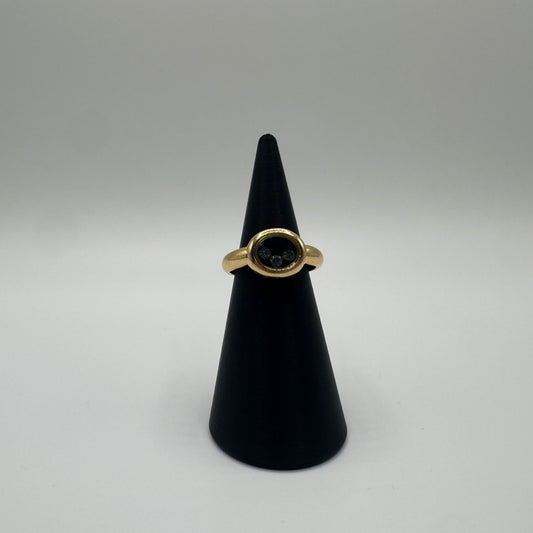 Chopard Happy Diamonds Ring 750 Gold mit 3 Diamanten