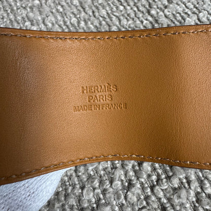 Hermès Collier de Chien Armband Fauve / Gelbgold – Gr. T4 (L)
