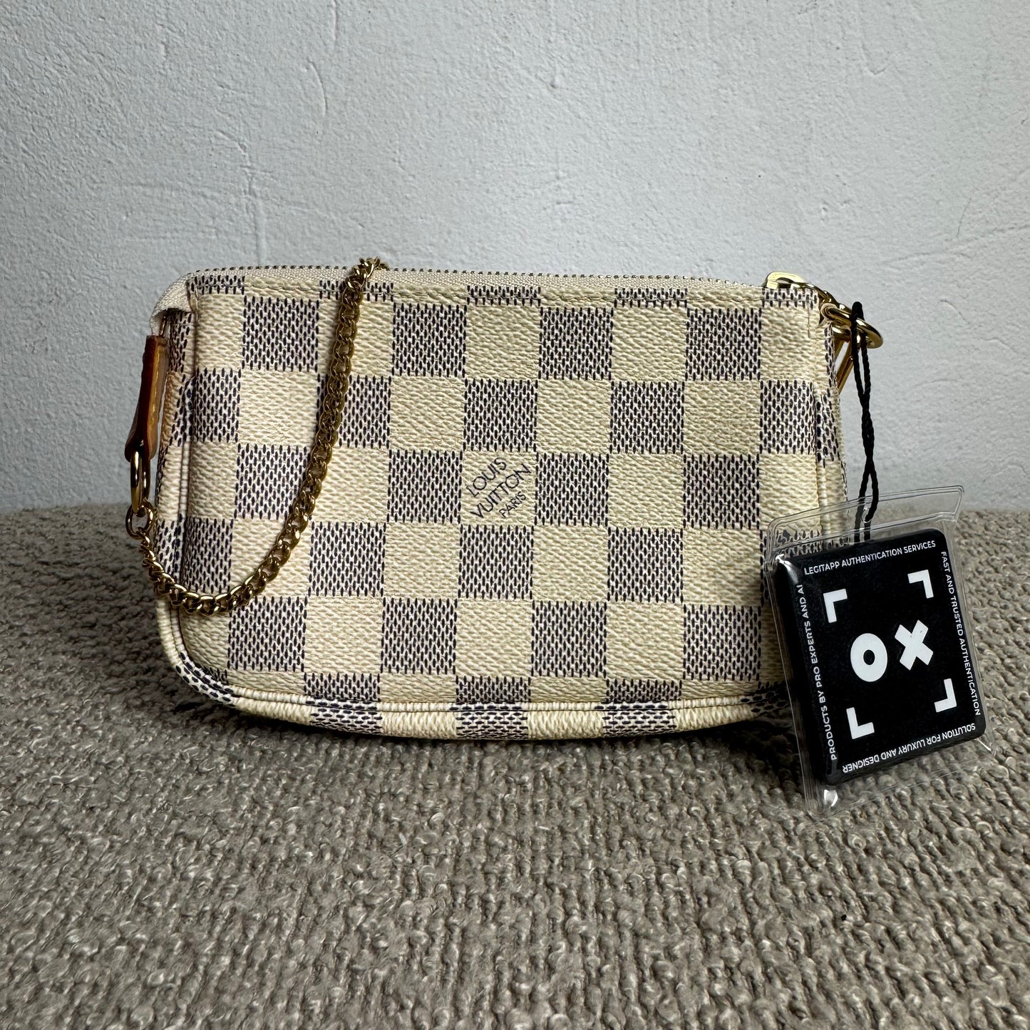 Louis Vuitton Mini Pochette Accessoires Damier Azur