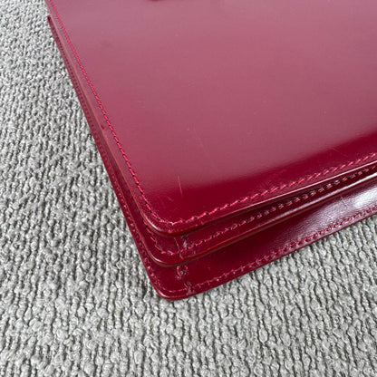 BVLGARI Limited Edition Handtasche – Rotes Leder – Nr. 228/888