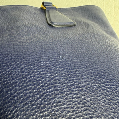 Prada Shopper Vitello Leder in Blau