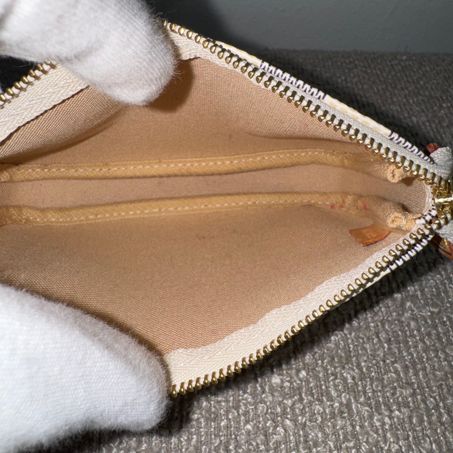 Louis Vuitton Mini Pochette Accessoires Damier Azur