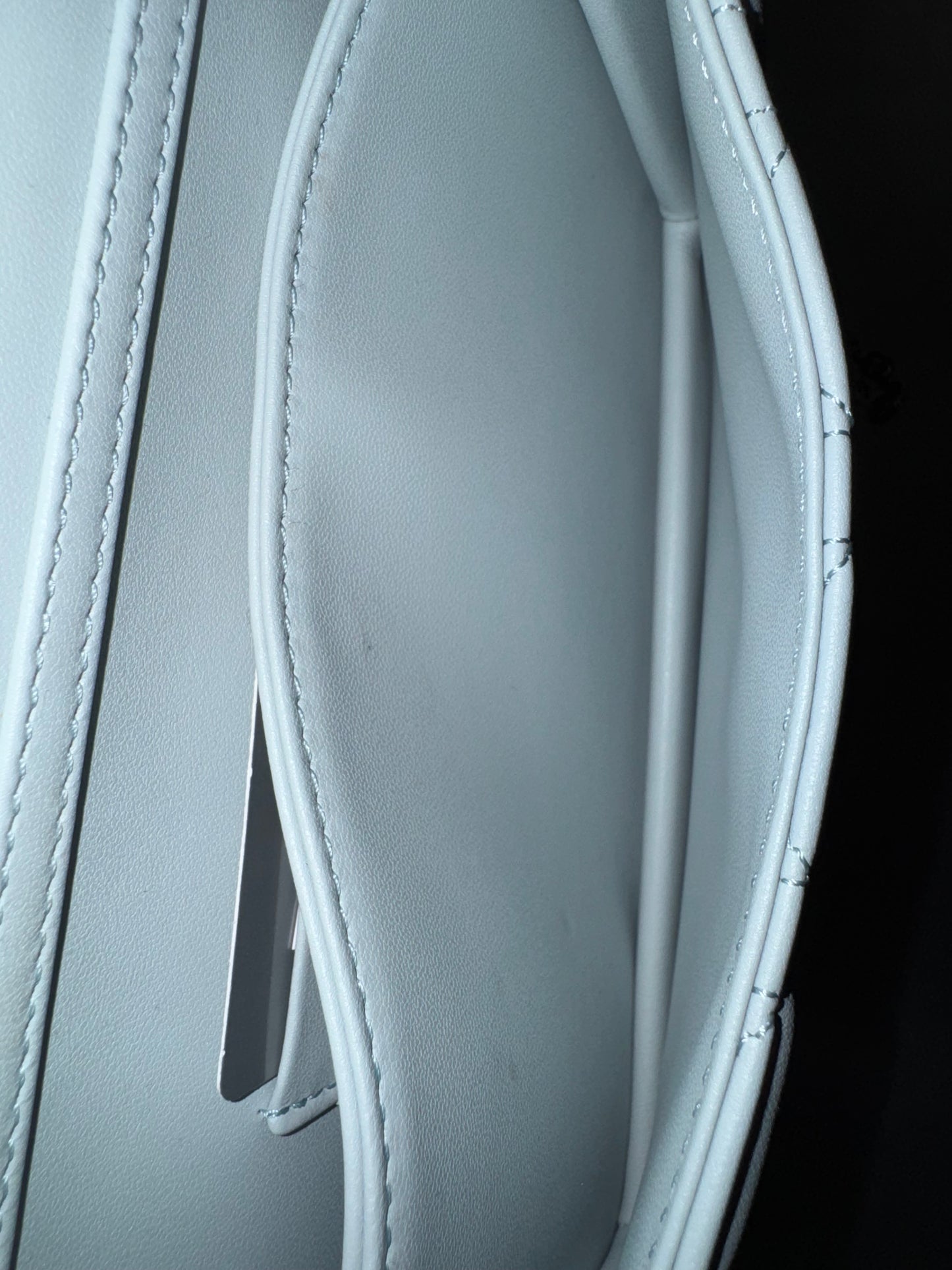 My Dior Minitasche Cannage Lammleder Hemdblau