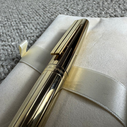 S.T. Dupont Ellipsis Gold-Finish Kugelschreiber