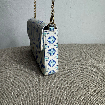 Louis Vuitton Pochette Félicie – Monogram Tile „By The Pool“ Lagoon Blue