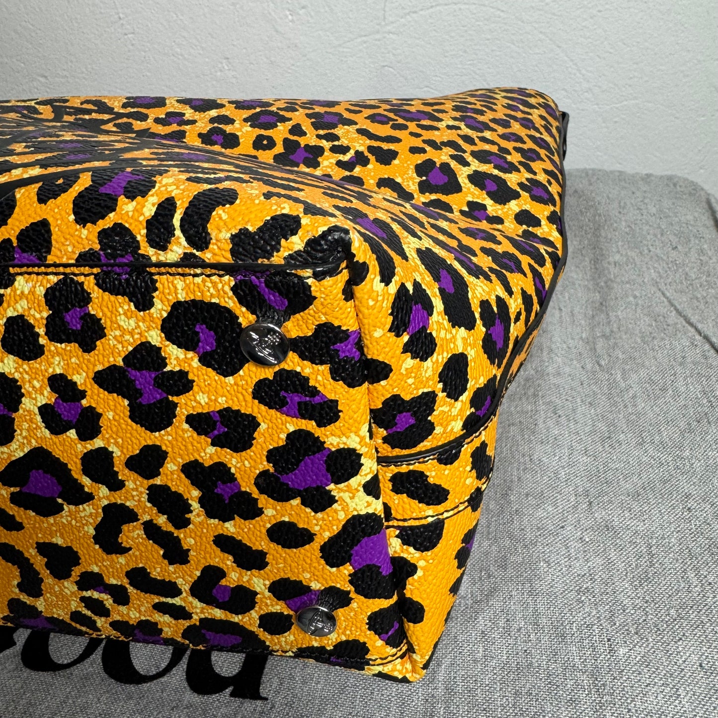 Vivienne Westwood Shopper Leo Print Vegan Leather