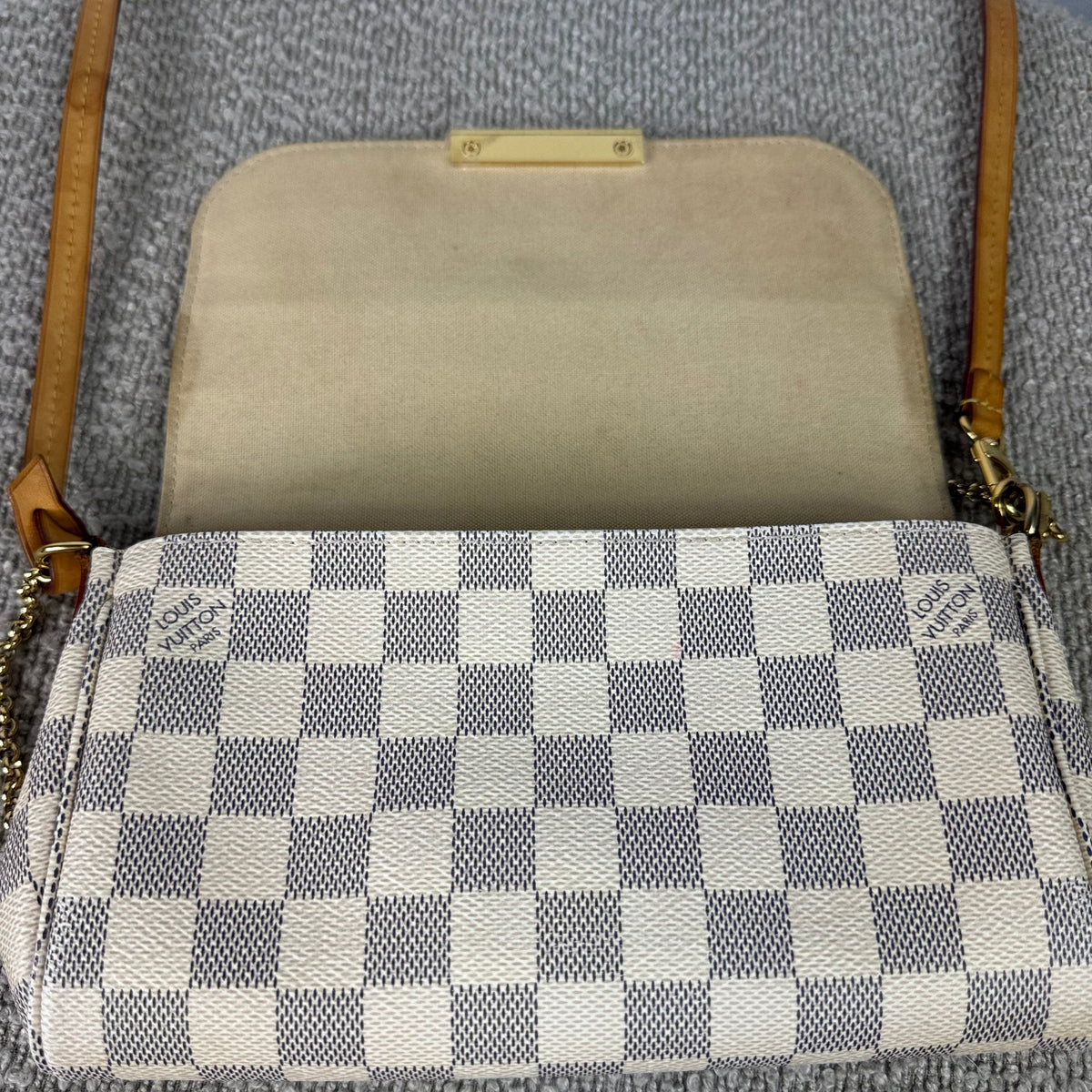 Louis Vuitton Favorite MM – Damier Azur Canvas