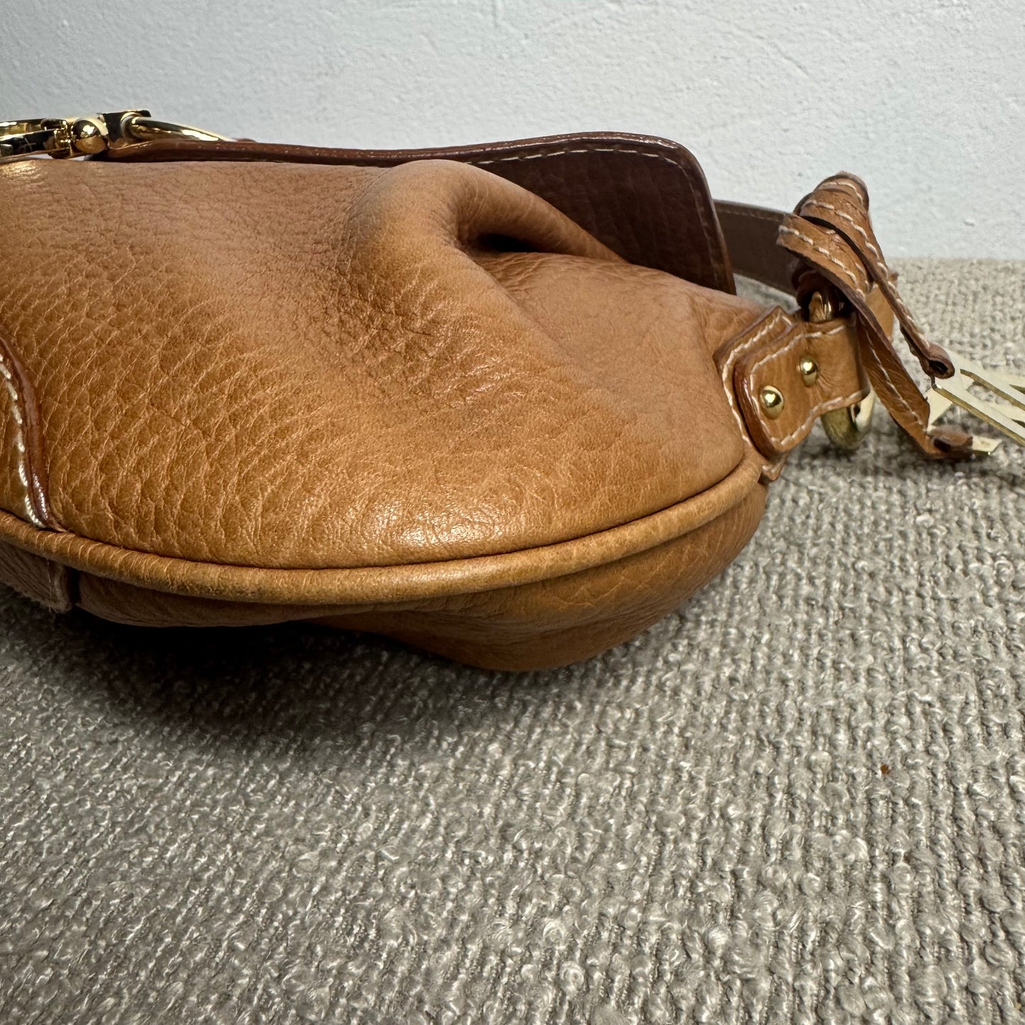 Dolce & Gabbana Vintage Leder Handtasche Braun