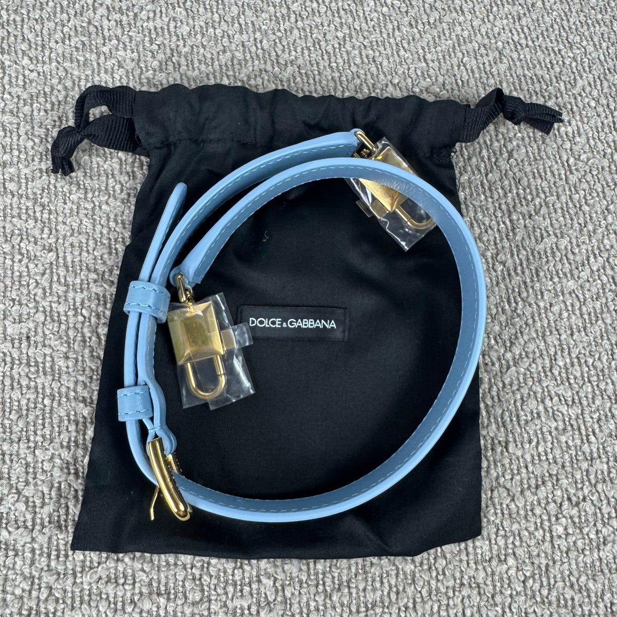 Dolce &amp; Gabbana My Sicily Medium Handtasche – Azurblau