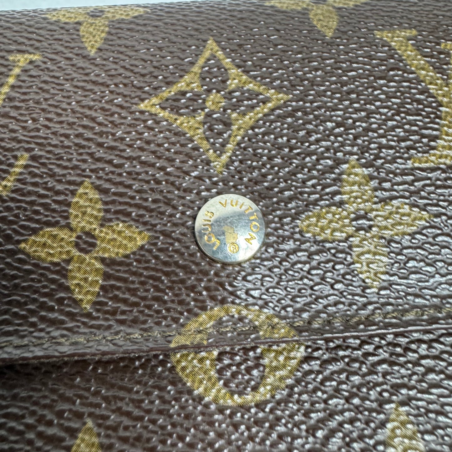 Louis Vuitton Sarah Trifold Geldbeutel – Monogram Canvas (MI874, 1987)
