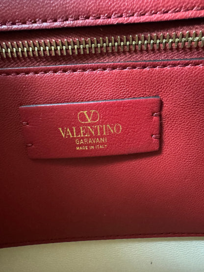 Valentino Garavani Rockstud Spike Bag Nappaleder Weiß