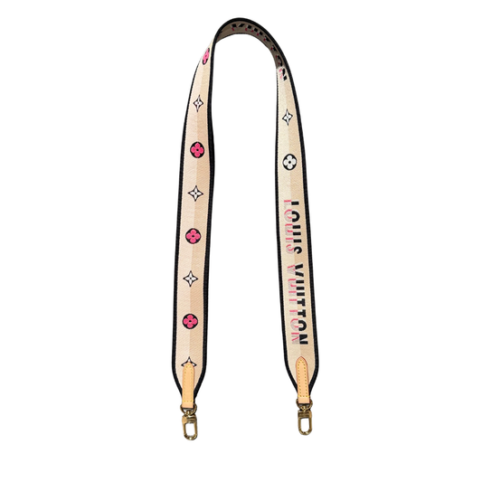 Bandoulière Louis Vuitton en textile – Détail Monogram