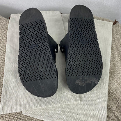 Hermès Chypre Sandalen Schwarz – Gr. 40