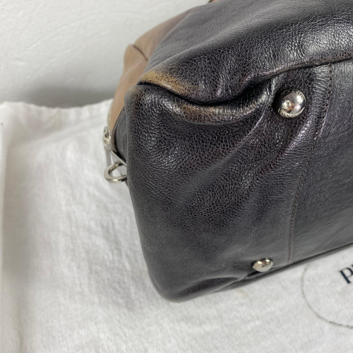 Prada Ombré Tasche – Braun / Schwarz
