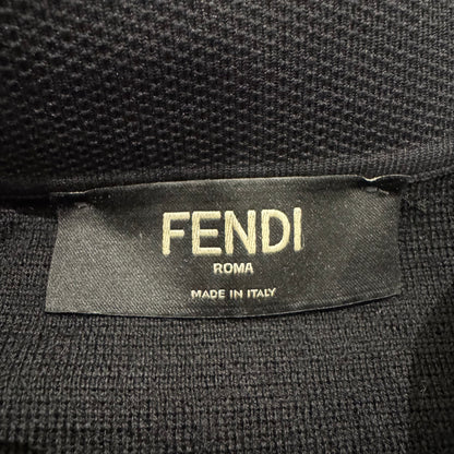 Fendi Roma Mock-Neck Pullover – Schwarz (Gr. XXL)