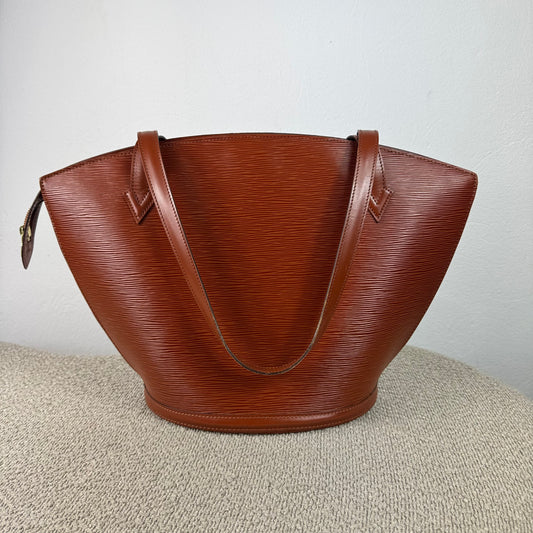 Louis Vuitton Saint Jacques – Epi Leder Braun