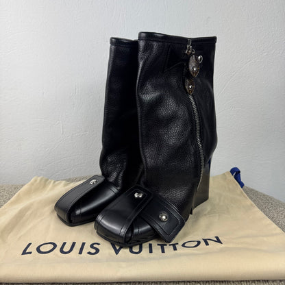 Louis Vuitton Patti Stiefeletten – Schwarz – Größe 39