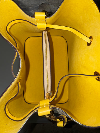 Louis Vuitton Néo Noé Damier Azur – Gelbes Innenfutter