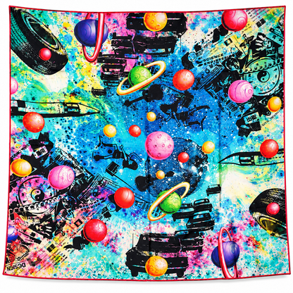 Louis Vuitton x Kenny Scharf „Pop Cosmic“ Seidentuch – 140 x 140 cm (2014)