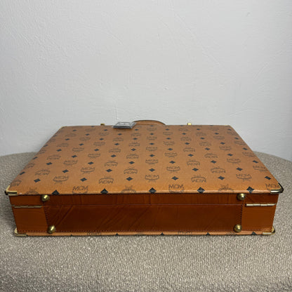 MCM Vintage Koffer Mini – Visetos Cognac