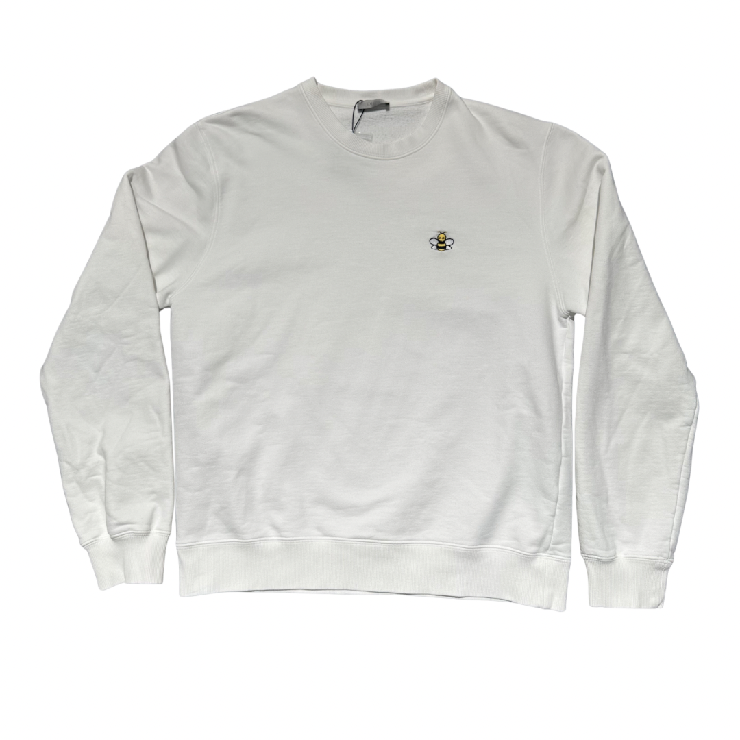 Dior x KAWS "Bee" Sweatshirt (Crewneck) White – Size XL