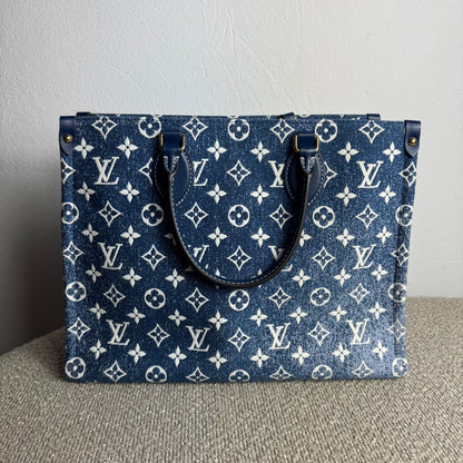 Louis Vuitton OnTheGo MM – Monogram Jacquard Denim