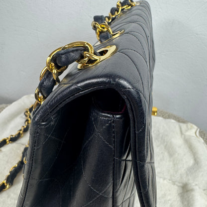 Chanel Single Flap Jumbo – Schwarz mit 24K vergoldeter Hardware