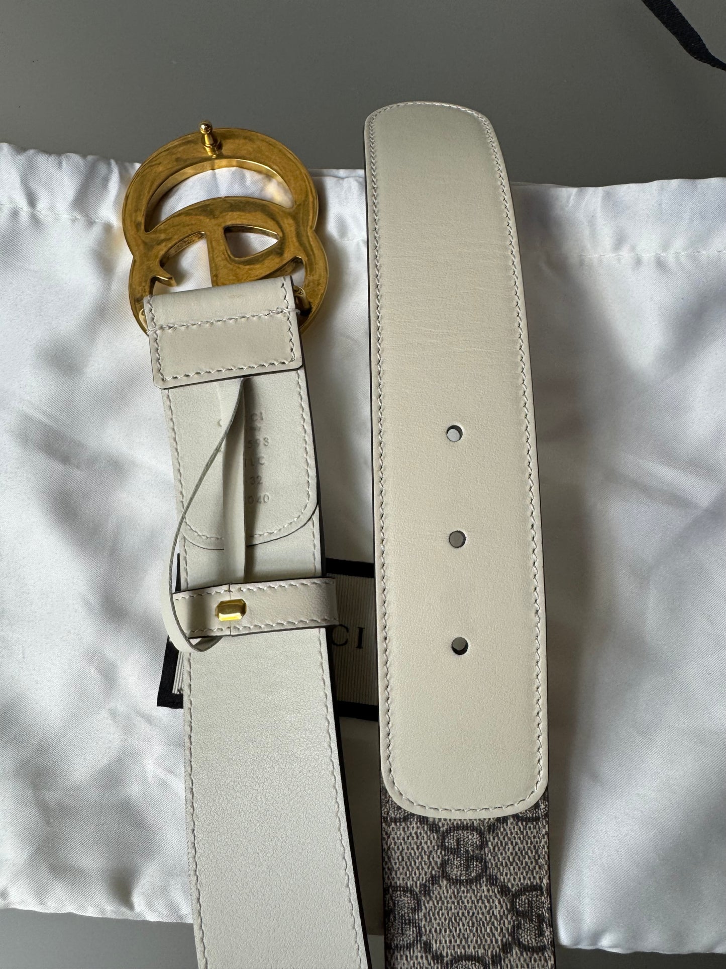 Gucci Marmont Gürtel GG Supreme Canvas