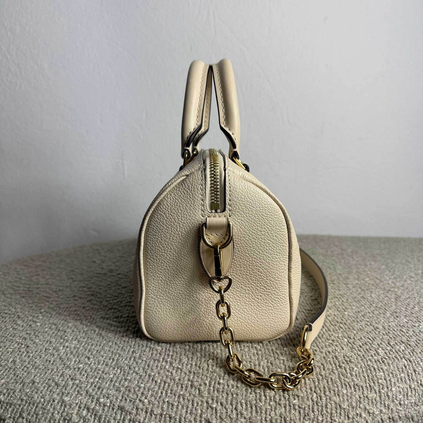 Louis Vuitton Speedy 20 Empreinte Beige mit Schulterriemen