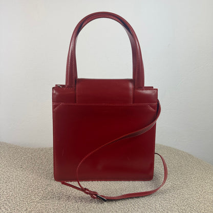 BVLGARI Limited Edition Handtasche – Rotes Leder – Nr. 228/888