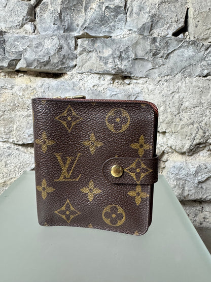 Louis Vuitton Monogram Compact Zip Around Bifold Wallet
