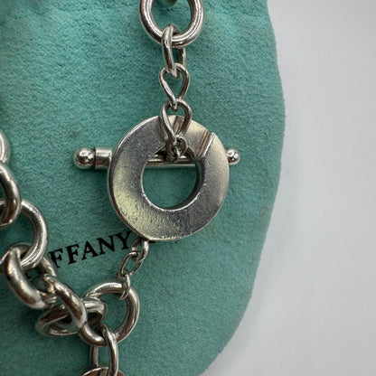 Tiffany & Co. Return to Tiffany Gliederarmband mit Herzanhänger – 925 Silber