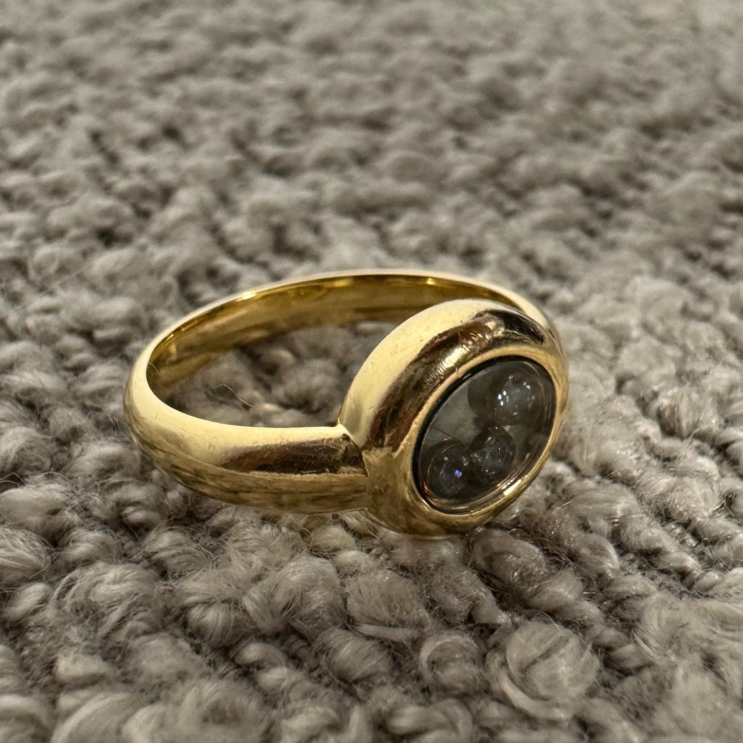 Chopard Happy Diamonds Ring 750 Gold mit 3 Diamanten