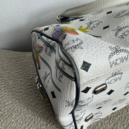 MCM Boston Bag Weiß – Special Edition